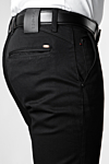 Moške hlače TODOR 11358 RD10, črne