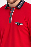 Moška majica polo JU-21137, rdeča