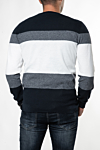 Moški pulover JH-3234, moder-bel