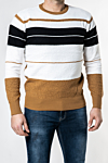 Moški pulover HHL8151, rjav