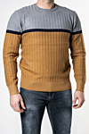 Moški pulover CHL9023, rjav