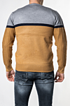 Moški pulover CHL9023, rjav