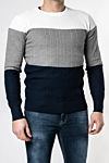 Moški pulover HHL8155, temno moder