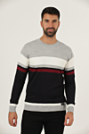 Moški pulover JU-52265, siv