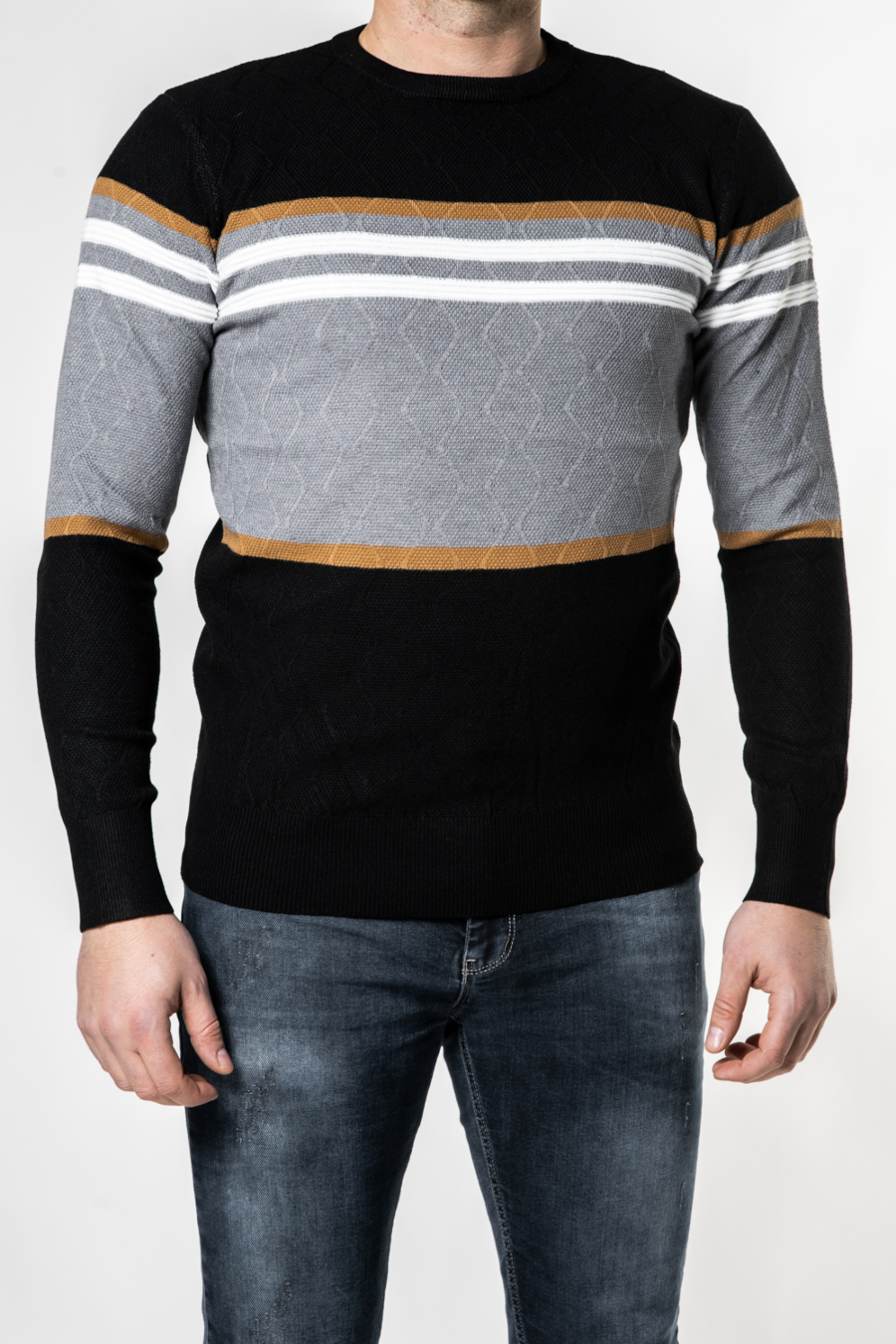 Moški pulover HHL8062, črn